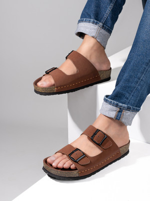 Roadster Men Sandals(Tan , 6)