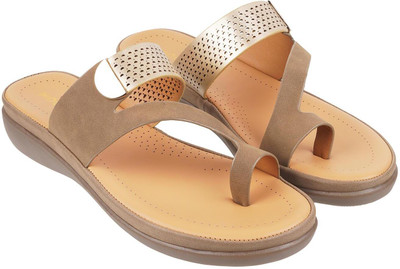 MOCHI Women Flats(Brown , 4)