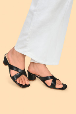faishstar Women Heels(Black , 5)