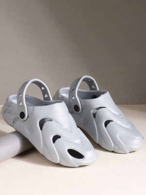 Zuery Men Clogs(Grey , 8)