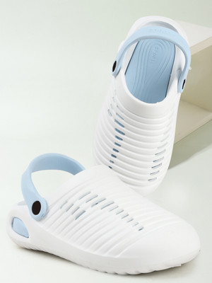 QRITE Men Clogs(White , 6)