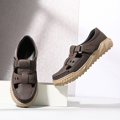 Vellinto Men Sandals(Brown , 10)