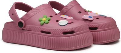 asian Women Clogs(Maroon , 6)