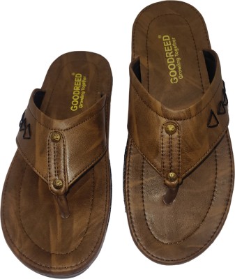 GOODREED Men Flats(Brown , 9)