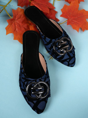 Walkfree Women Flats(Blue , 6)