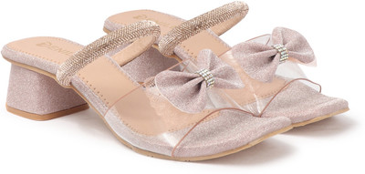 Denill Women Heels(Pink , 6)