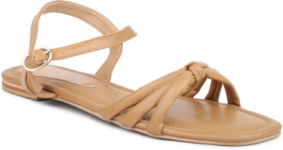 Inc.5 Women Flats(Beige , 5)