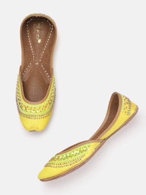 Sangria Women Flats(Yellow , 8)