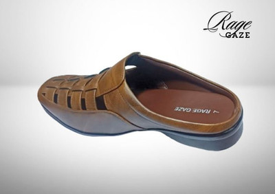 RAGE GAZE Men Casual(Brown , 7)