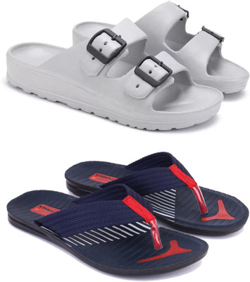 DRACKFOOT Men Slides(Navy , 7)