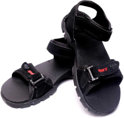 Sparx SS 101 Men Sandals(Black, Black , 9)