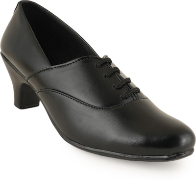 Mijas Women Heels(Black , 4)