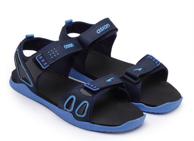 asian Men Sports Sandals(Navy, Blue , 6)