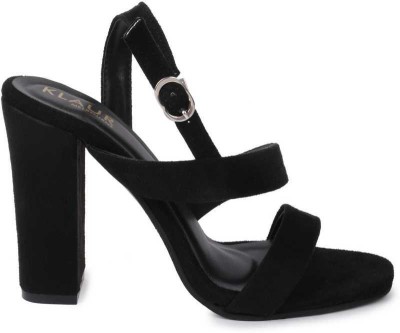 Klaur Melbourne Women Heels(Black , 4)