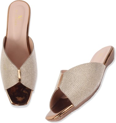 XE Looks Women Flats(Gold , 3)