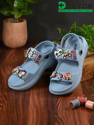 Footup Newly Launch | Classic Ultra Soft | Cushion | Comfortable|Premium|Stylish|Trendy Women Clogs(Blue , 6)