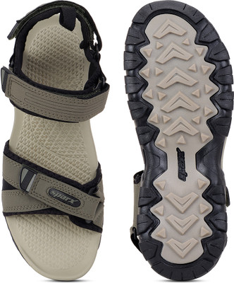 Sparx SS 481 Men Sandals(Olive, Black , 8)