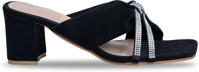 Dressberry Women Heels(Black , 6)