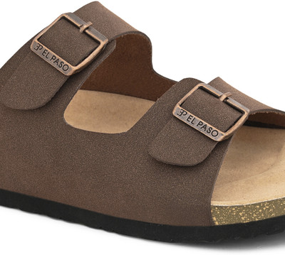 El Paso Men Sandals(Brown , 8)