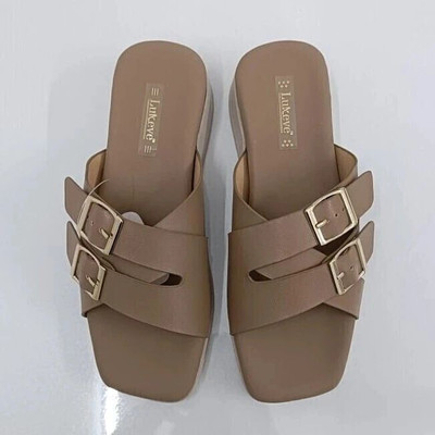 LUXEVE Women Flats(Beige , 5)