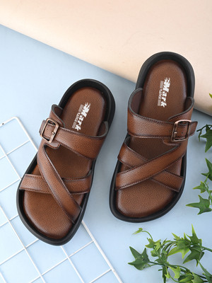 Mark Range Men Sandals(Tan , 10)