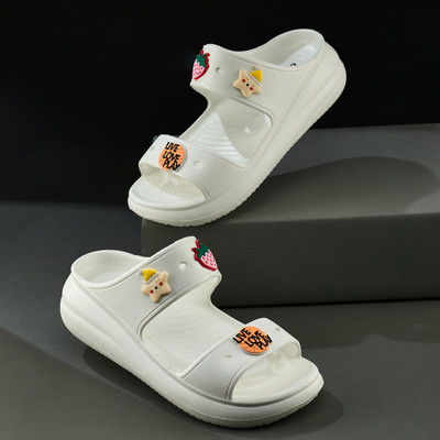 CAMPUS Women Clogs(White , 8)