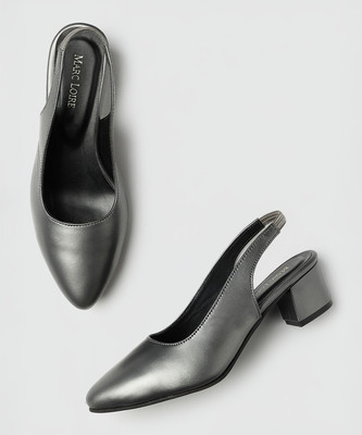 Marc Loire Women Heels(Grey , 3)
