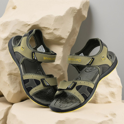 WOODLAND Men Sandals(Olive , 6)