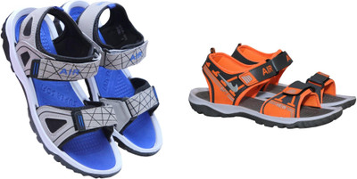 Hocks Men Sandals(Blue , 10)