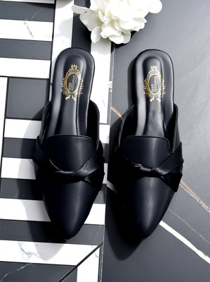 SHOETOPIA Women Flats(Black , 6)