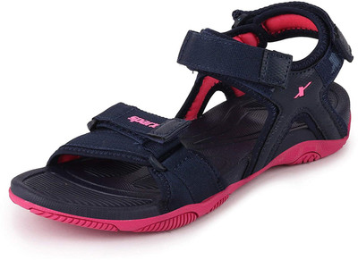 Sparx Women Sports Sandals(Pink, Blue , 7)