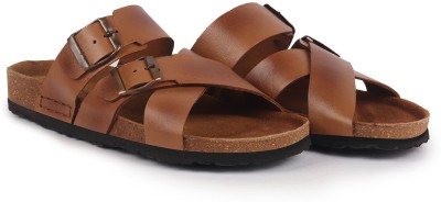 FAUSTO Men Sandals(Tan , 7)