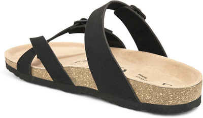 El Paso Men Sandals(Black, Beige , 9)