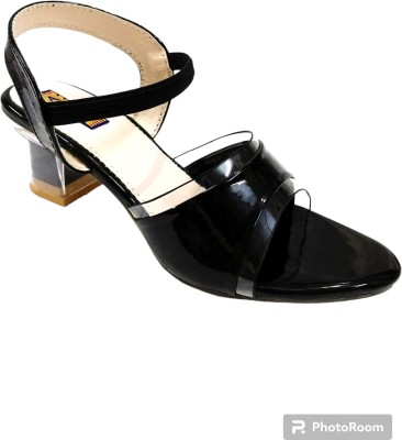 A S FOOT CRAFT Women Black Heels