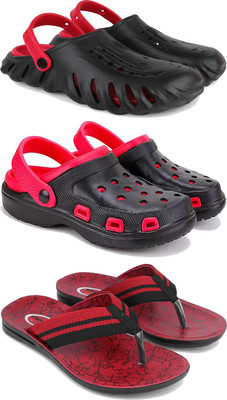 DRACKFOOT Men Clogs(Red , 10)