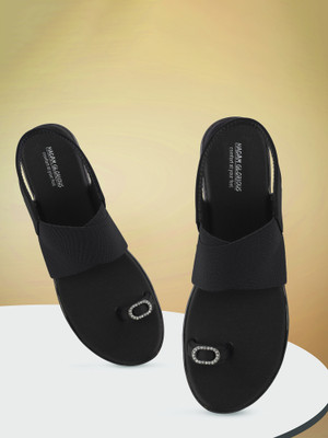madam glorious Women Wedges(Black , 3)