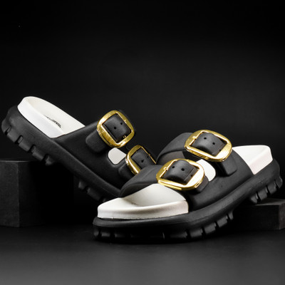 asian Women Flats(Black , 8)