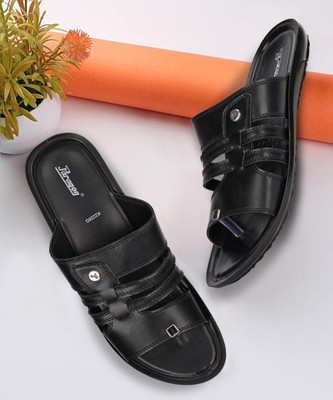 Paragon PUK2228G Stylish Lightweight Daily Durable Comfortable Formal Casual Men Flats(Black , 8)