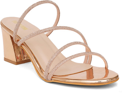 POPPY PINK Women Heels(Pink , 5)