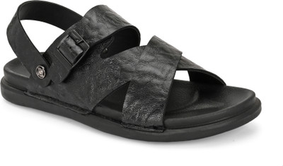 El Paso Men Sandals(Black , 6)