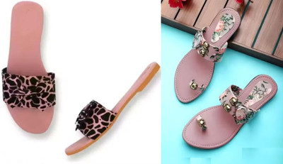 Profit Gainer Women Flats(Pink, Pink , 7)