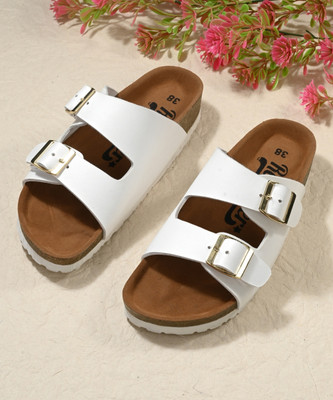 Roadster Women Flats(White , 3)