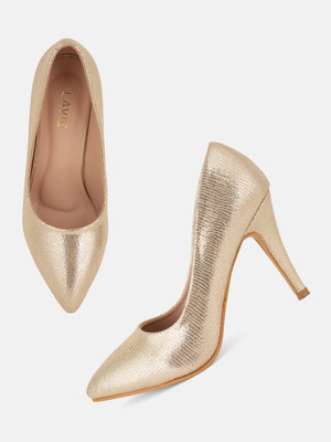 LAVIE Women Heels(Gold , 7)