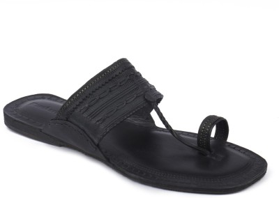 KORAKARI Men Flats(Black , 9)