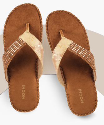 MOCHI Women Wedges(Gold , 3)