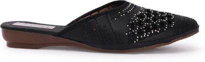 SHOKIYA Women Flats(Black , 7)