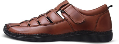 CERFTAN Men Sandals(Brown , 8)