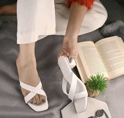 ABEESHA Women Heels(White , 4)