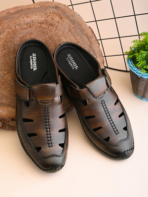 ANOUK Men Sandals(Brown , 7)