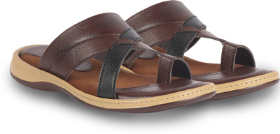 FAUSTO Men Sandals(Brown , 6)